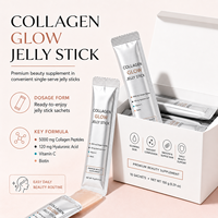 Bâtonnets de gelée de collagène hydratants à marque privée, suppléments blanchissants anti-âge à l'acide hyaluronique et vitamine C, taille personnalisable