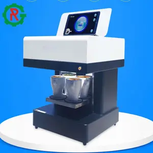 Automatic coffee food screen inkjet magic printer printing machine color edible ink cmyk