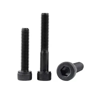 Tornillos de Cabeza Allen M12 M14 M16 M18 M20 M22 M24 M27 M30 DIN912, Rosca Completa o Parcial, Grado 12.9, Acero con Óxido Negro - Product Image 1