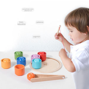 เกมจับคู่สีลูก<span class=keywords><strong>ป</strong></span>ัดไม้รุ้งแบบมอนเตสซอรี่สำหรับเด็กเล็ก ฝึกการ<span class=keywords><strong>ป</strong></span>ระสานมือและตา พัฒนาทักษะการเคลื่อนไหวอย่างละเอียด - Product Image 3