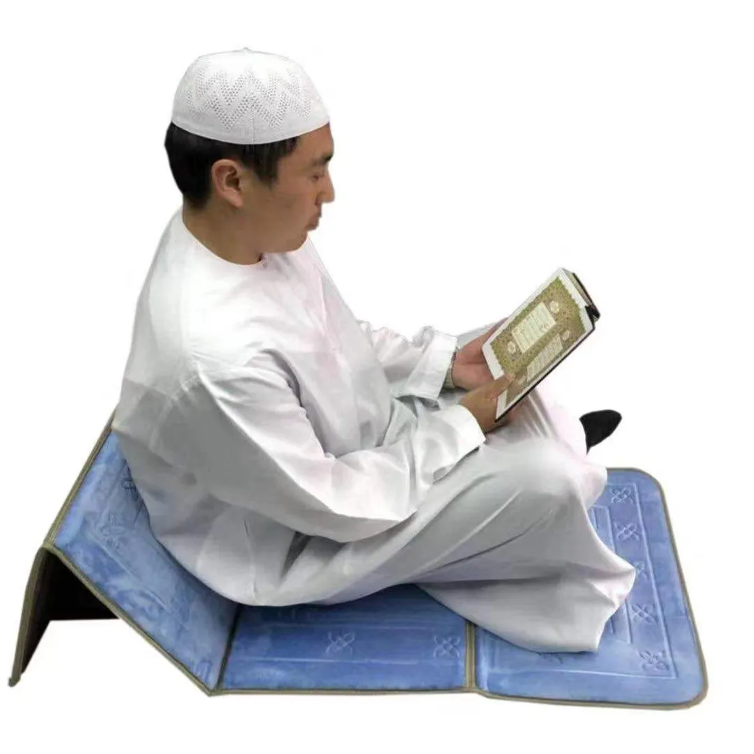 سجادة مسجد مخصص طوي ل Eid al-Fitr الجملة مسلم السجاد بطانية سجادة صلاة و كرسي الجلوس