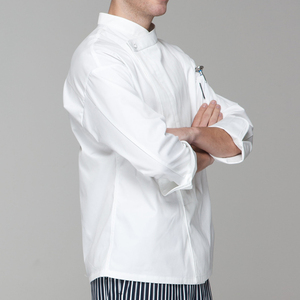 CHECKEDOUT RTS Fashion French Chef Coat Uniform Hotel Restaurant Baking Cake Shop Kitchen Work Clothes - Product Image 5