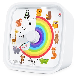 Temporizador de Google con luz nocturna de 60 minutos, reloj de cuenta regresiva de disco de cocina, gestión del tiempo silencioso, temporizador Visual de estudio para niños - Product Image 5