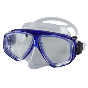 Diving Mask Silicone Two <b>Windows</b> Plastic Lenses Freediving Universal Use - Product Image 1