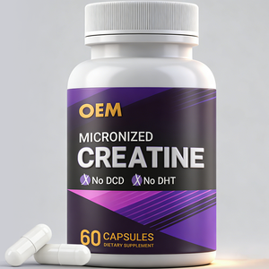Cápsulas de Monohidrato de Creatina para Mujeres OEM/ODM, Sin DCD, Sin DHT, Suplemento de Creatina Micronizada de Alta Pureza para la Salud Ósea en la Menopausia - Product Image 3