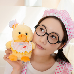 Peluche de canard <span class=keywords><strong>photographe</strong></span> personnalisée OEM/ODM - Adorable canard jaune en peluche avec lunettes <span class=keywords><strong>et</strong></span> accessoire appareil photo - Product Image 2