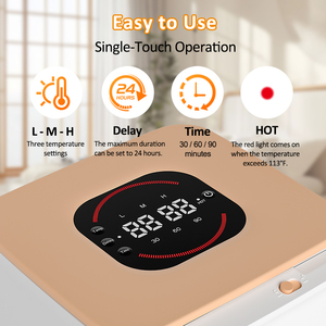 <span class=keywords><strong>Scaldasalviette</strong></span> Professionale dal Design Moderno con Display LED e Coperchio Ribaltabile - Product Image 2