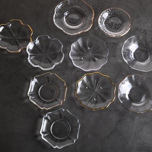 Piattino in <span class=keywords><strong>Vetro</strong></span> Borosilicato <span class=keywords><strong>Trasparente</strong></span> / Piattino per Tazza da Tè - Product Image 3