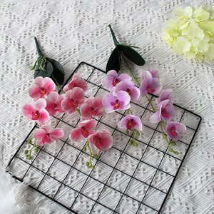 Bonsái Artificial de Phalaenopsis, Planta Pequeña en Maceta con Tacto Suave de Goma Hidratante para Decoración de Sala de Estar y Hoteles - Product Image 2