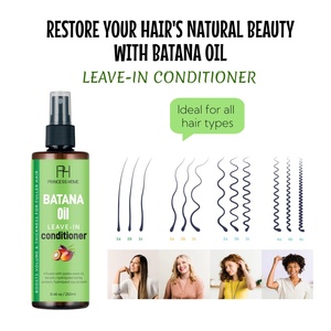 Spray revitalisant sans rinçage à la kératine et à l'aloe vera, anti-frisottis, hydratant pour <span class=keywords><strong>cheveux</strong></span> secs, bouclés et <span class=keywords><strong>afro</strong></span>, avec logo personnalisé, 250 ml - Product Image 4
