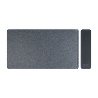 Nieuwe 3-in-1 snelle 15W draadloze oplaadmuismat met sterke magnetische oplading en telefoonhouder voor desktop, kantoor en computer
