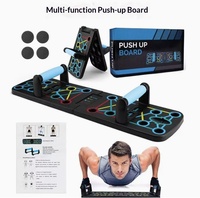 Planche de musculation pliable multifonctionnelle pour entraînement à domicile, avec poignées antidérapantes, pour la musculation des pectoraux, des épaules et des bras, équipement de fitness