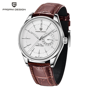 <span class=keywords><strong>Pagani</strong></span> นาฬิกาควอทซ์สำหรับผู้ชาย, ดีไซน์1689ใหม่นาฬิกาหรูกระจกแซฟไฟร์นาฬิกาหนังกันน้ำ200ม. - Product Image 5