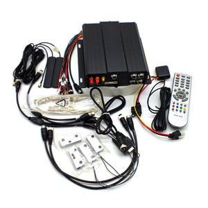 FL&OEM 4CH 1080P הקלטת וידאו בזמן אמת מערכת מעקב במעגל סגור לרכב <span class=keywords><strong>MDVR</strong></span> עד 4TB HDD נייד DVR למשאית ואוטובוס עם 4G GPS - Product Image 1