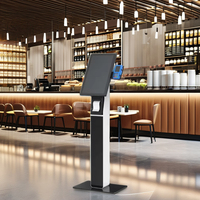 Kiosque en libre-service à écran tactile de 32 pouces pour la commande et le paiement de repas, utilisation en intérieur avec SDK et imprimante pour KFC et McDonald's