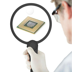 LED 조명이있는 도매 휴대용 돋보기 | 노인 독서를위한 ABS + PMMA 3-5X Type-C 충전식 돋보기 - Product Image 5