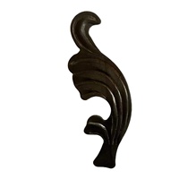 Desain Tradisional Terlaris, Daun dan Bunga Besi Tempa Dekoratif, Ramah Lingkungan untuk Pagar, Gerbang, Balkon