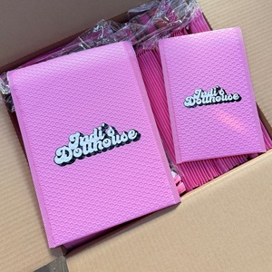 Enveloppe en <span class=keywords><strong>plastique</strong></span> personnalisée, sac d'expédition postal rembourré, sac de courrier <span class=keywords><strong>personnalisé</strong></span> avec logo, sacs d'expédition en polyéthylène, sacs à bulles roses - Product Image 5