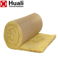 Couverture isolante en laine de verre ASTM C553 48kg/m3 25mm 50mm Vente directe usine Huali Approuvé DNV