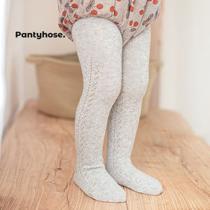 2023 nuovi collant per bambini in cotone a compressione a rete spagnola 0-6 mesi primavera bambini collant per bambine - Product Image 1