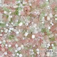 Perles de verre émaillées de styles variés pour la création de bracelets, colliers et sangles de téléphone DIY