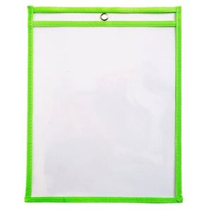 Custom Logo Reusable PVC Dry Erase Pockets Teacher's Storage Pocket Chart for Classroom or Office Storage <b>Bags</b> - Product Image 4