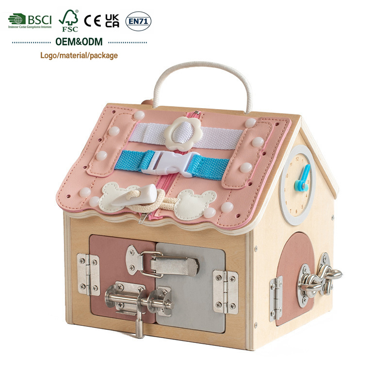 Tablero Montessori Grarain 23 En 1 – 15 Interruptores, 26 Luces LED, Candado, Caja De Música Y Cremalleras, Para Niños 1-3 Años