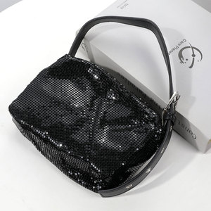 Sac de soirée de luxe en diamant, pochette bandoulière grande capacité pour femme, sacs de soirée décontractés et élégants pour mariage et fête, sacs fourre-tout pour femme - Product Image 3