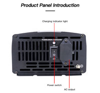 Chargeur de batterie de voiture solaire universel automatique portable en alliage d'aluminium certifié CE JYINS 12V 20A/24V 10A 240W