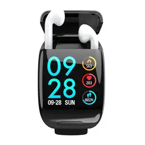 ساعة ذكية أنيقة بسعر المصنع مقاومة للماء IP67 Sport ساعة ذكية بنظام أندرويد مع سماعات أذن