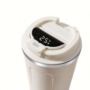 Taza de Café Inteligente de Acero Inoxidable con Pantalla LED de 510 ml, Vaso Térmico con Batería Reemplazable, Gran Venta - Product Image 3