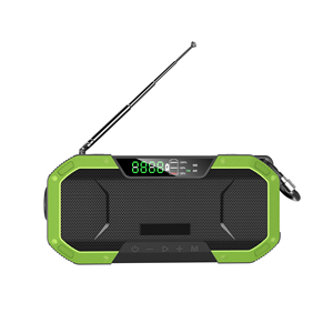 KAYINOW Wireless Speaker W/<strong>Wind</strong> <strong>up</strong> <strong>Radios</strong> AM FM - 5000mAh Waterproof Emergency Hand Crank Weather Portable Solar <strong>Radio</strong> - Product Image 2