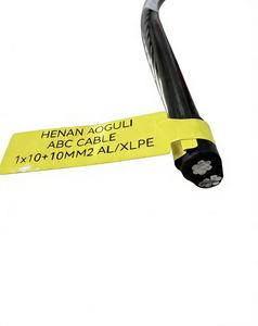 Câble Aérien en Gaine Basse Tension KAODEE 1*10+10MM2, Isolation AL/XLPE, OEM, Câble ABC XLPE H OEM, Câble ABC XLP - Product Image 1