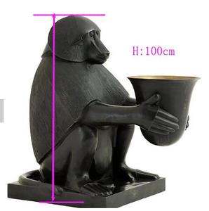 <span class=keywords><strong>Statue</strong></span> de gorille <span class=keywords><strong>en</strong></span> bronze pour la décoration de jardin - Product Image 6