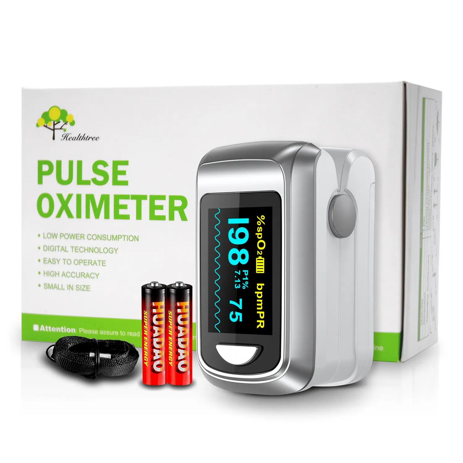 Beste Verkoper Professionele Oximetro Bloedzuurstofverzadiging Medische Vingertop Pulse Oximeter