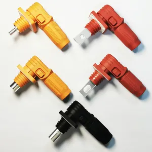 High Current High Voltage Red Black Orange plug-in battery storage connectors for Energy Storage System