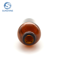 Vente en gros de flacons en verre ambré moulé de 50 ml, flacons en verre pharmaceutiques vides pour l'emballage pharmaceutique, approvisionnement en vrac