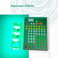 Bracelet LED RVB en silicone à changement de couleur, contrôlé par DMX, 4 pièces, à piles, idéal pour le Ramadan et la Fête des Mères - Vente en gros