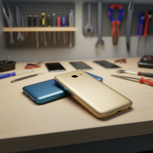 Coque arrière de remplacement dorée pour Galaxy A5 2017 - Product Image 3