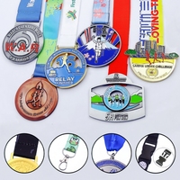 Conception gratuite de haute qualité 2D 3D or argent cuivre course Marathon métal artisanat sport course médailles personnalisées