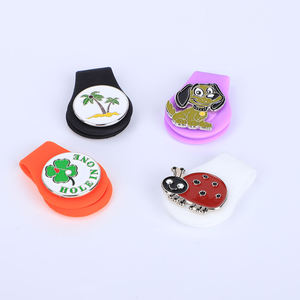 Clip de chapeau magnétique en silicone de haute qualité, personnalisable, avec marqueur de balle amovible, clip de chapeau de golf - Product Image 1