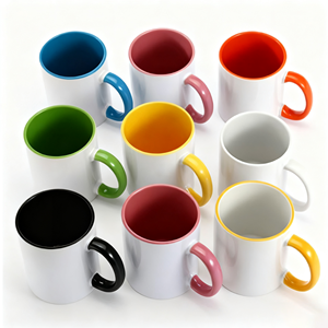 Tasses de Noël 11oz, motif nœud et feu de camp, en céramique sublimable et émaillée, pour café, Halloween, avec logo personnalisé, compatibles lave-vaisselle et micro-ondes, style américain - Product Image 3