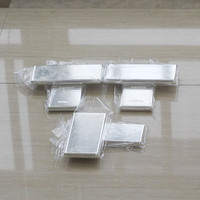 Lingots d'argent brillants, barres d'argent massif pur, lingots d'argent 999% pur moulés sous pression pour l'investissement, Guangzhou