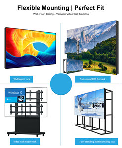 HDfocus 46 49 55 65 inch siêu hẹp bezel 0.8mm 1.8mm 2.6mm 3.5mm 4k kỹ thuật số LCD video tường màn hình liền mạch nối màn hình - Product Image 5