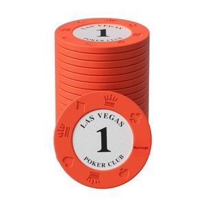 Fichas de PVC Duraderas, Lavables y Portátiles, Personalizables, Universales, para Sala de Juegos, Texas Hold'em Poker - Product Image 3