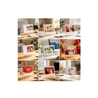 Support de calendrier en acrylique transparent personnalisable avec anneaux lisses, durable et options de couleurs personnalisées