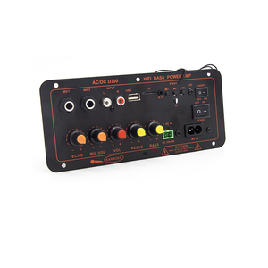 Cho <span class=keywords><strong>Bluetooth</strong></span> 5.0 Âm Thanh 300W Khuếch Đại Hội Đồng Quản Trị D300 Loa Siêu Trầm Kép Microphone Di Động Âm Thanh Amp Amplificatore Mô-đun EU Cắm - Product Image 1