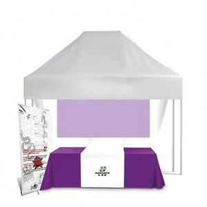 Pack Salon Professionnel : Roll-up, Nappe de Table, Kit Entreprise, Bannière Rétractable Personnalisée, Chemin de Table - Product Image 1