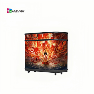 Shareview VIP Chất lượng cao di động thanh ánh sáng biểu tượng tùy chỉnh 3D màn hình <span class=keywords><strong>LED</strong></span> cho Disco Pub DJ bảng Booth đứng văn bản Chức năng hiển thị - Product Image 3