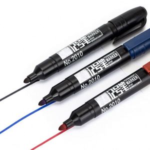 Marqueur permanent à pointe biseautée multicolores BV Custom Waterproof Oil 6 mm pour une écriture fluide - Product Image 3